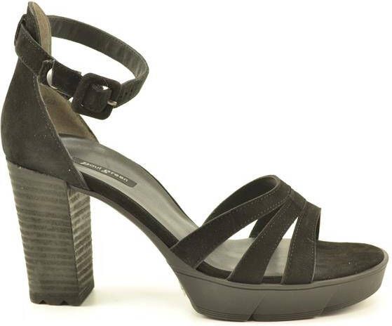 Paul Green 7930~~~~~~~~~~~~~~~~~~~~~~~~~~ Sandalen met hakDames Sandalen Zwart - Foto 7