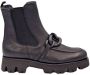 Paul Green Zwarte Enkellaars 9043 Black - Thumbnail 2