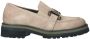Piedi Nudi T05101 Dames Instapper Beige - Thumbnail 3