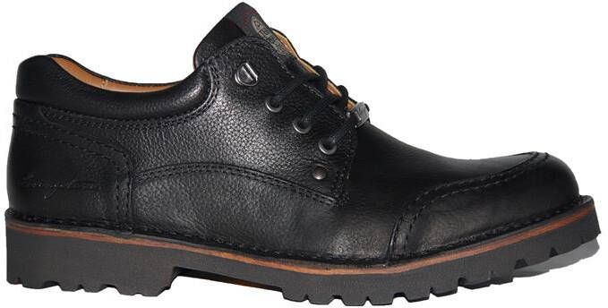 Livingstone by Piedro Livingstone IJmuiden 48961-9800 Veterschoen Zwart Leer Wijdtemaat I 9 Schoenmaat - Foto 3