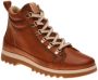Pikolinos Dames Casual Kameelkleurige Leren Enkellaars Brown Dames - Thumbnail 4