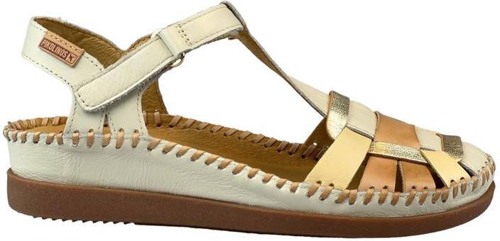 PIKOLINOS Sandaaltjes CADAQUES zomerschoen sandaal wig hak met opvallende decoratieve stiksels - Foto 5