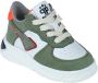 Pinocchio P1090 Lage sneakers Leren Sneaker Jongens Kids Groen - Thumbnail 3