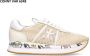 Premiata Beige Sneakers met Suède en Geperforeerde Details Beige Dames - Thumbnail 4