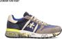 Premiata Grijze Lander Sneakers met Gekleurde Zool Multicolor Heren - Thumbnail 4