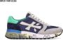 Premiata Leren en stoffen sneakers met rubberen zool Blue Heren - Thumbnail 2