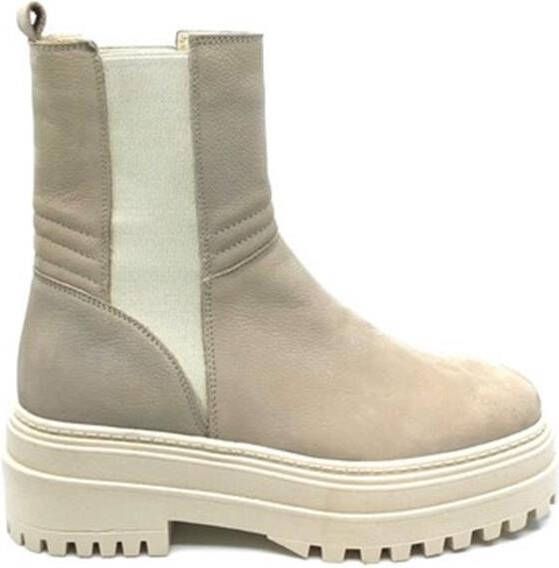PS Poelman AZRA Dames Chelsea Laarzen Beige - Foto 2
