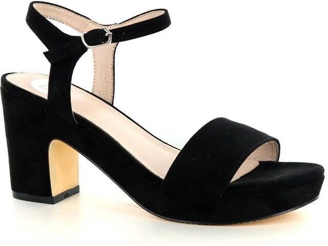 POELMAN C0118-15PSH1 sandaal black Zwart Synthetisch Sandalen met hak Dames - Foto 4