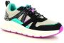 POSH by Poelman CAROCEL Dames Sneakers Zwart met groene combinatie - Thumbnail 2