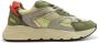 PS Poelman CIBEL Dames Sneakers Groen Beige Multi - Thumbnail 2