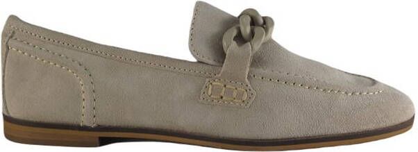 POELMAN Loafers suède Beige Suede Loafers Dames - Foto 4