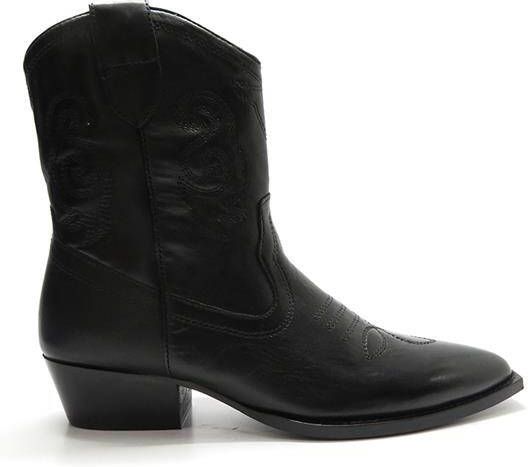 PS Poelman Moco leren cowboylaarzen zwart - Foto 3