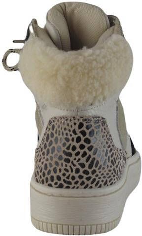 PS Poelman ESQUIMO Dames Hoge Sneakers Beige - Foto 2