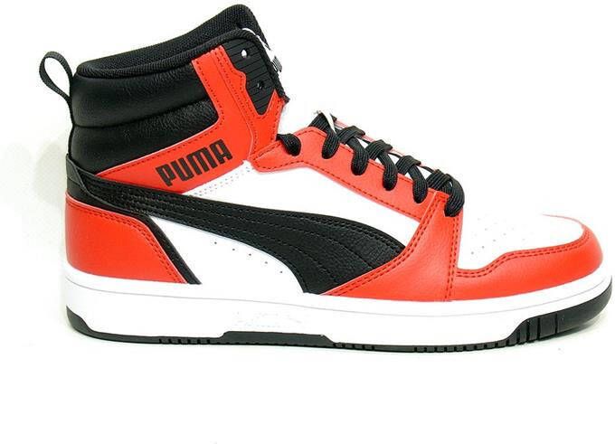 PUMA Rebound v6 Unisex Sneakers White- Black-For All Time Red - Foto 8