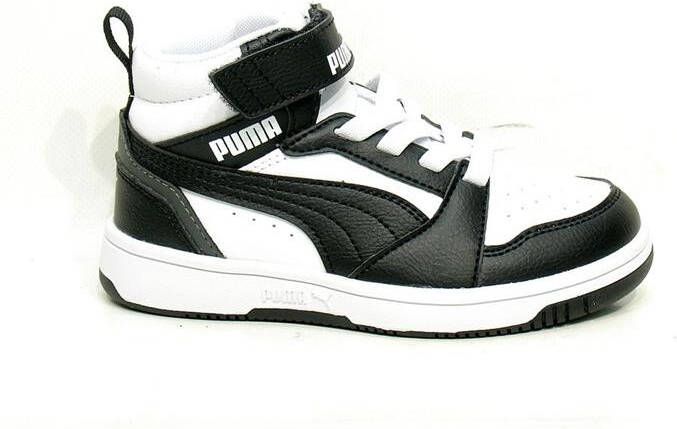Puma Rebound V6 Mid sneakers wit zwart Imitatieleer Meerkleurig 32 5 - Foto 16