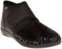 Q Fit Geneve 1 Black design stretch Dames Verbandpantoffels Zwart - Thumbnail 2