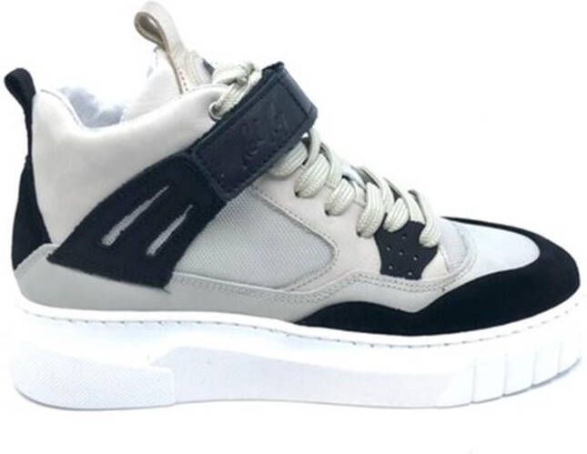 Red-Rag Red Rag 71306 Hoge sneakers Leren Sneaker Dames Zwart - Foto 11