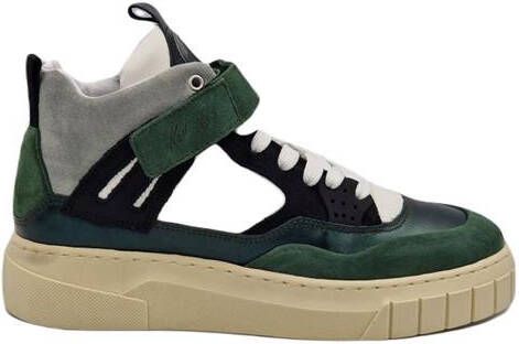 Red-Rag Red Rag 71538 Hoge sneakers Leren Sneaker Dames Groen - Foto 5