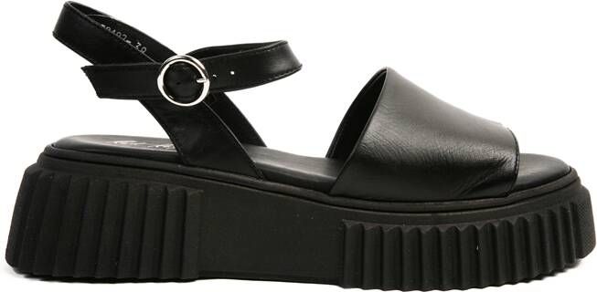 Red Rag Stijlvolle zwarte sandalen met brede band Black Dames - Foto 5