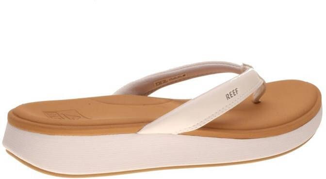 Reef CUSHION CLOUD WHITE TAN Teenslippers