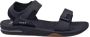 Reef Fanning Baja Heren Slippers Black Sliver - Thumbnail 2