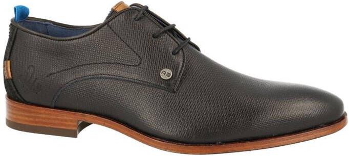 Rehab Vrouwen Veterschoenen Herenschoenen Greg Wall Zwart - Foto 3