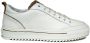 Rehab Crash Lage sneakers Leren Sneaker Heren Wit - Thumbnail 4