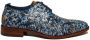Rehab Greg Metal Shaving Nette schoenen Veterschoenen Heren Blauw - Thumbnail 2