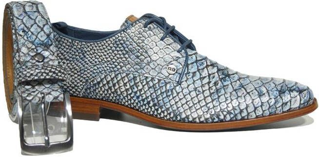 Rehab Footwear Greg Snk Aquarel | Blauwe nette schoen - Foto 10