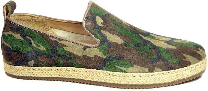 Rehab Footwear Ricardo | Donkergroene espadrille