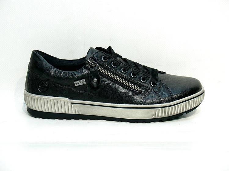 Remonte Plateausneakers vrijetijdsschoen lage schoen veterschoen met buitenrits - Foto 12