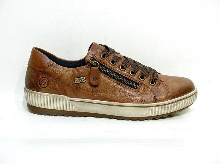Remonte Plateausneakers vrijetijdsschoen lage schoen veterschoen met buitenrits - Foto 5