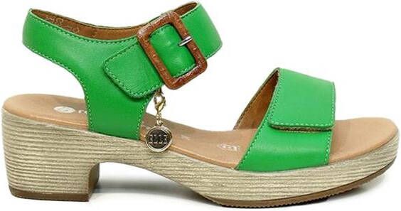 Remonte Sandaaltjes ELLE-Collection blokhak zomerschoen sandaal met klittenbandsluitingen - Foto 9