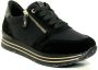 Remonte Zwarte Casual Gesloten Sneakers voor Dames Black Dames - Thumbnail 3