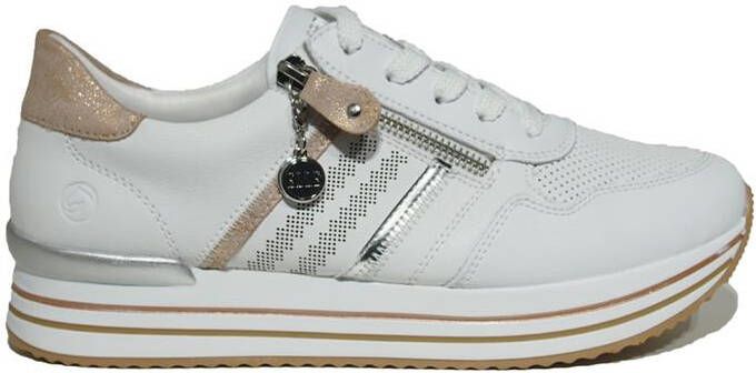 Remonte Plateausneakers ELLE-Collection met modieuze contrastafwerking vrijetijdsschoen halfhoge schoen veterschoen - Foto 15