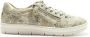 Remonte Taupe Metallic Sneaker met Rits Multicolor Dames - Thumbnail 3