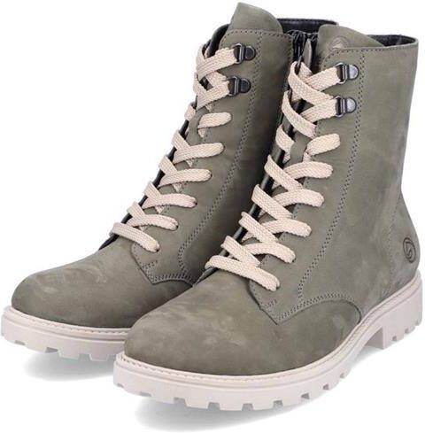 Remonte Hoge veterschoenen met gestempeld logo - Foto 3