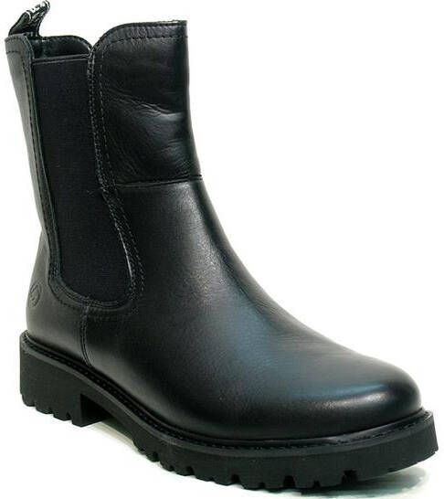 Remonte Zwarte Leren Enkellaarsjes Vrouwen Black Dames - Foto 8