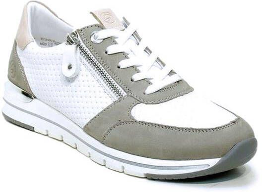 Remonte Sneaker in mooie vlechtlook Roze Salie Wit - Foto 4