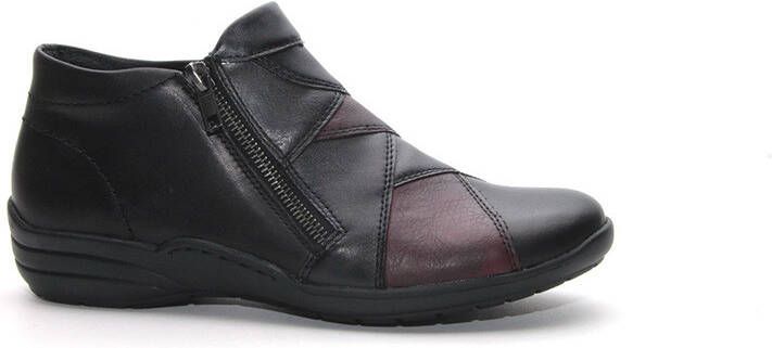 Remonte Dames Enkellaars R7674-02 Zwart Bordeaux Wijdte H - Foto 6