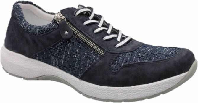 Remonte Navy Sneakers met Zilveren Accenten Blue Dames - Foto 2
