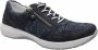 Remonte Navy Sneakers met Zilveren Accenten Blue Dames - Thumbnail 2