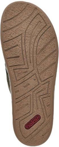 Rieker Groene en Oranje Comfort Slippers Green Heren - Foto 13