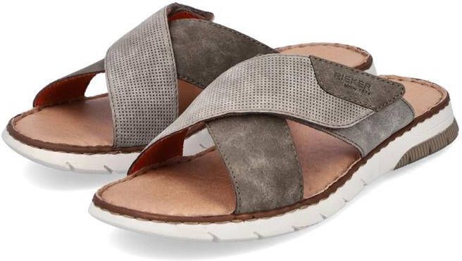 Rieker Slippers zomerschoen slippers klittenbandschoen met klittenbandjes - Foto 10