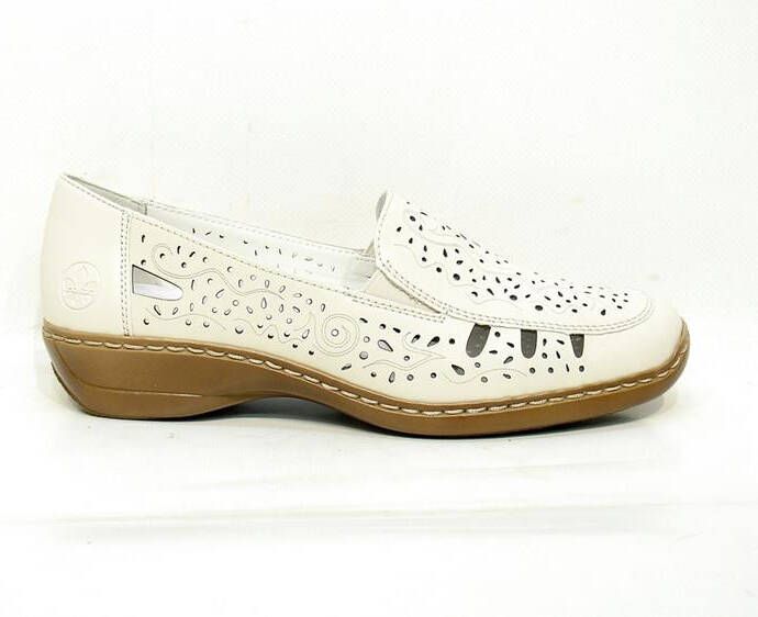 Rieker Dames Instapper 41365-60 Lichtbeige - Foto 3