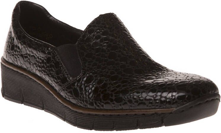 Rieker Elegante Grijze Gesloten Loafers Damesschoenen Black Dames - Foto 9