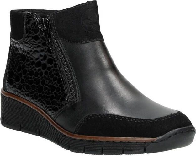Rieker Ultiem Comfort Enkellaarsjes Black Dames - Foto 4