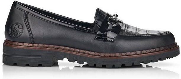 Rieker Comfortabele zwarte instappers Black Dames - Foto 7
