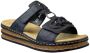 Rieker Blauwe Synthetische Sandalen met Klittenbandsluiting Blauw Dames - Thumbnail 6