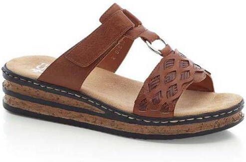 Rieker Heren Cognac Synthetische Slipper Brown Heren - Foto 7